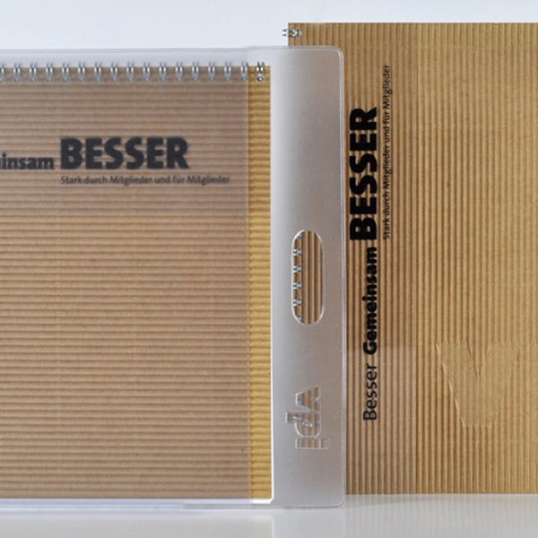 VDM. Imagebroschüre mit allen Materialien was Papier und Kunststoff zu bieten hat.